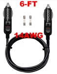 12V 20A 14AWG 6-FT Heavy Duty Male To Plug Cigarette Lighter Cord W/red Led. Fixed Price $17.77.