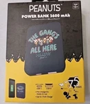 Culturefly Peanuts 75TH Anniversary The Gang's All Here Power Bank Nib. Fixed Price $19.99.