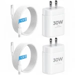 Iphone 17 16 15 Charger Fast Charging 10FT Cable, 30W Usb Block For I.... Fixed Price $17.91.