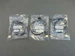 *lot Of 3* RR-ALMCB-24G Usb 2.0 Left Angle Micro-b Cable New Surplus!. Fixed Price $5.00.