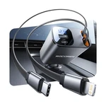 Retractable Car Charger For Iphone 17, Rocoren 4 In Usb Cha... Fast Ship. Fixed Price $30.39.