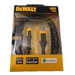 Dewalt Reinforced Mfi-certified Lightening Usb Braided 10 Ft. Cable DXMA1311326. Fixed Price $19.99.