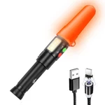 Electronic Whistle Wand Flashlight For Traffic,training Usb & Magnetic Rec.... Fixed Price $48.32.