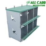 6/8 Compartment Chicken Nesting Boxes Poultry Wall Mount For Hens Metal. Fixed Price $62.12.