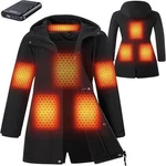 Gotobi Graphene Heated Jacket With 12V 18400MAH Battery Pack Blk Women's Med. Fixed Price $85.00.