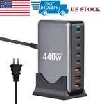 440W 8-PORT Usb Charger Dock Station Pd Fast Charging Multi Hub Stock. Fixed Price $43.91.