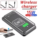 Wireless Car Charger Fast Charging Pad Mat For Iphone Samsung Universal. Fixed Price $50.00.