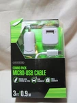 Infinitive Combo Pack Micro-usb & Sync Cable + Wall Charger Car. Fixed Price $6.88.