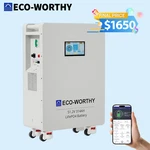 Eco-worthy 16.07KWH 48V 314AH LIFEPO4 Battery Vertical Standing Solar Backup Ups. Fixed Price $1999.99.
