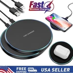 40W Fast Wireless Charger Pad For Samsung Galaxy S25 S24 S23 S22 S21 S20 S10 S8. Fixed Price $10.99.