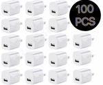 100-PCS 1A Usb Power Adapter Ac Wall Charger Plug For Iphone 5/6/7 Plus Ipod. Fixed Price $89.79.