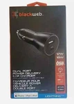 Blackweb Dual Port Car Charger 12W + 18W With Usb-c Cable Fast Charging Adapte. Fixed Price $9.18.