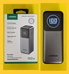 Ugreen Nexode 100W 12000MAH Fast Charging Power Bank W/ Smart Display PB724. Fixed Price $37.00.