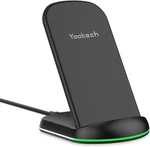Yootech Wireless CHARGER,10W Max Charging Stand, Compatible Black. Fixed Price $27.46.