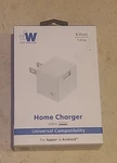 Just Wireless 1.0A/5W 1-PORT Usb-a Home Charger White. Fixed Price $9.95.