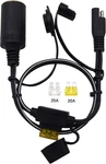 Sccke 12-24V 1.6FT 14AWG Sae To Female Cigarette Lighter Socket Cable, Gauge. Fixed Price $14.95.