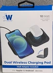 Just Wireless 10W Dual Qi Charging Pads With Cable & Wall Adapter. Fixed Price $12.99.