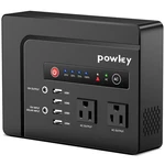 Powkey 200W Portable Power Bank With Outlet, 146WH Rechargeable A, Black. Fixed Price $117.17.