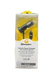 Qmadix Vehicle Power Charger With Auxiliary Usb Port In Black. Fixed Price $9.99.