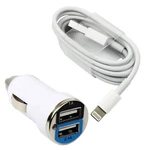 2.1A Fast Car Charger With 8-PIN Sync Cord For Iphone 13 12 11 Xs. Fixed Price $6.99.