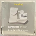 Heyday 3 In 1 Charger For Phone Watch & Earbuds Magsafe - White. Fixed Price $12.25.
