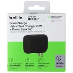 Belkin Boostcharge Hybrid 2-IN-1 Wall Charger (25W) + Power Bank (5K) Black. Fixed Price $49.45.