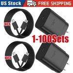 25W Type Usb-c Fast Wall CHARGER+6FT Cable For Samsung Galaxy S20 S21 5G Lot. Fixed Price $609.49.
