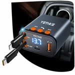 Bluetooth Car Adapter With Retractable Charger, 5.4 Fm Transmitter For. Fixed Price $35.06.