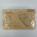 Goodaaa Pn W22 Black Wireless Solar Power Bank Charger 36000MAH 4 Cables. Fixed Price $38.00.