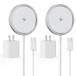 2025 Magnetic Wireless Charger Fast Apple Mag-safe For Iphone 16 Pro .... Fixed Price $19.14.