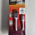 New Rayovac Fusion Micro Usb Charging Cables 6FT White. Fixed Price $18.99.