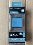 Xtreme Dual Port Usb Home Charger 2.1 Amp New Factory Sealed (sky Blue). Fixed Price $9.95.