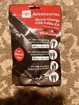 Oem Toyota Quick Charge Cable Kit PTQ76-00230 Iphone Android Usba New. Fixed Price $39.99.