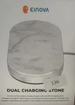 Einova Wireless Dual Charging Marble Stone Charge 2 Items At Once Qi Cert. 10W. Fixed Price $44.99.