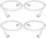 (4-PACK) 6FT T5 T8 Led Shop Light Connecting Wire, Dual-ended Linkable Cable Cor. Fixed Price $26.95.