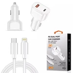Reiko 36W Pd Dual Ports Travel Car Charger Adapter Fast Charging With Usb-c To 8. Fixed Price $10.95.