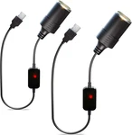 Usb To 12V Adapter, 2-PACK QC3.0 Male Cigarette Lighter Qui. Fixed Price $20.16.