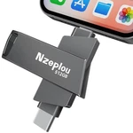 Flash Drive For Iphone Ipad, USB3.0 High-speed Memory Stick No App Needed, Li.... Fixed Price $119.72.