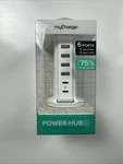 Mycharge THB05WW-A Power Hub 5-PORT Usb Tower White New In Box. Fixed Price $10.99.