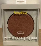 Heyday Qi Wireless Charging Pad 10W Autumn Red #774 (box 22). Fixed Price $10.99.