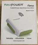 Ravpower RP-WD02, Portable Wifi Router And Media Sharing. Fixed Price $49.99.