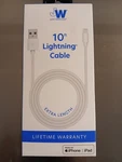 Just Wireless Extra Length 10FT Usb Cable For Iphone And Ipad. Fixed Price $14.99.