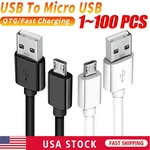 3/6FT Micro Usb Fast Charging Cable Cord For Samsung Android Phone Charger Lot. Fixed Price $143.39.