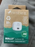 Nimble Wally Sun Nano Usb-c Charger 30W. Fixed Price $13.95.