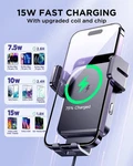 Joyroom JR-ZS219 Wireless Car CHARGER15W Qi Fast Charging Auto Clamping. Fixed Price $9.99.