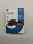Utilitech #5061439 15W 3-IN-1 Folding Wireless Charger Stand For Apple. Fixed Price $12.99.