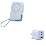 Ugreen Blue Charging Bundle 20000MAH Magnetic Wireless Power Bank With Built. Fixed Price $165.99.