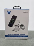Just Wireless 3-IN-1 Magnetic Collapsible Charger White: Usb-c. Fixed Price $13.17.