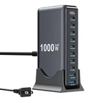 1000W Usb Charger BLOCK,10-PORT Charging Station Gan Iv Travel Essent.... Fixed Price $79.80.