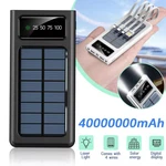 40000000MAH Usb Portable Charger Solar Power Bank For Cell Phone Output Ports. Fixed Price $14.59.